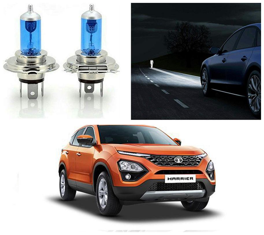 

feelitson Car 12V 130 100W H4 High Beam Halogen Head Light Bulb (Set of 2) for All Cars