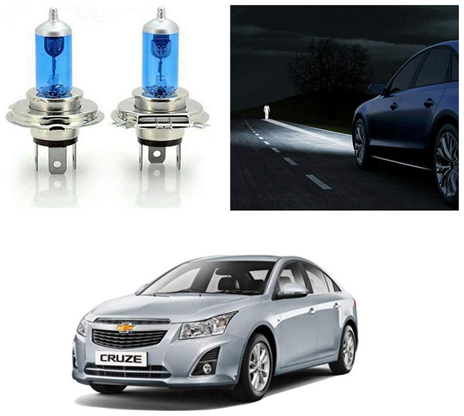 

feelitson Car 12V 130 100W H4 High Beam Halogen Head Light Bulb (Set of 2) for All Cars
