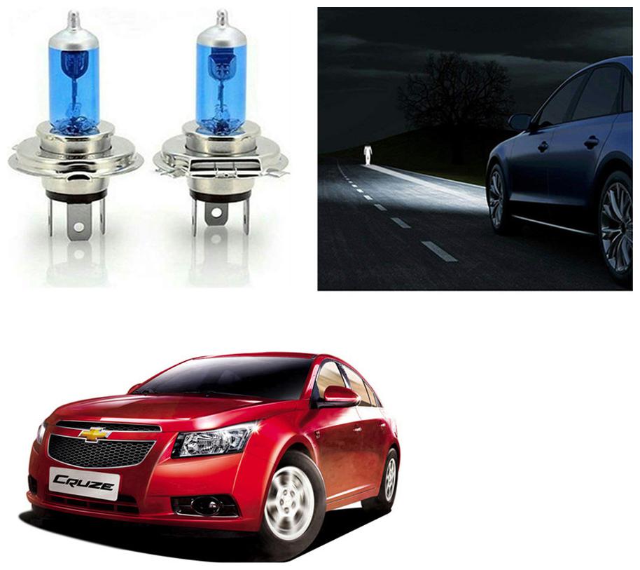 

feelitson Car 12V 130 100W H4 High Beam Halogen Head Light Bulb (Set of 2) for All Cars