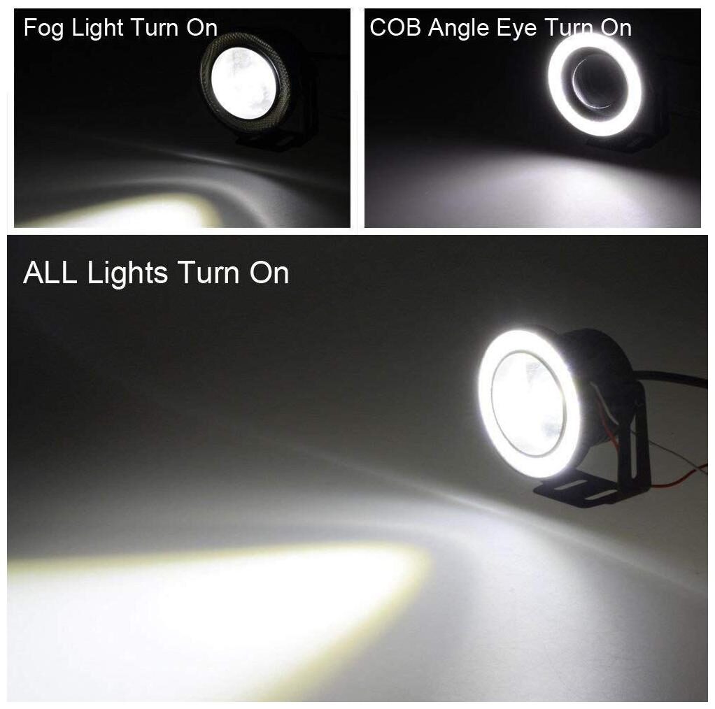 

FOG LIGHT WHITE LIGHT 3 5 HIGH POWER LED PROJECTOR FOG LIGHT COB