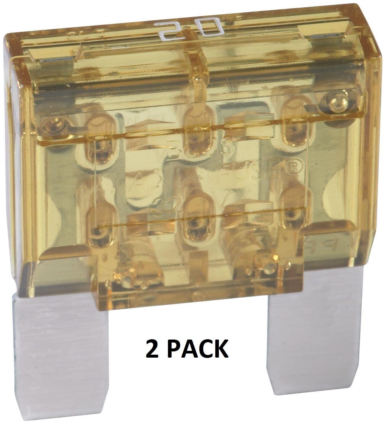 

FUSE MAXI20 COOPER BUSSMANN 20 AMP MAXI BLADE-TYPE FUSE 2 Pack MAXI20-2PK