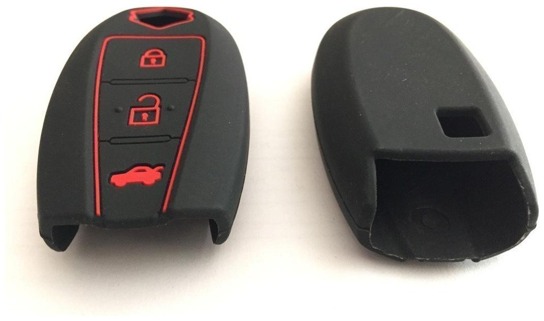

G S Traders Silicone key cover fit for New Model - Suzuki Vitara Brezza smart key Pack of two(2)