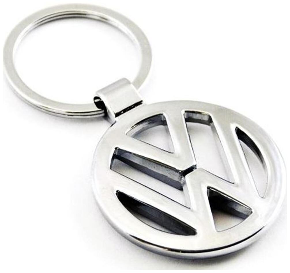 

GCT Volkswagen Logo Metal Keychain Keyring Key Ring Key Chain (Silver)