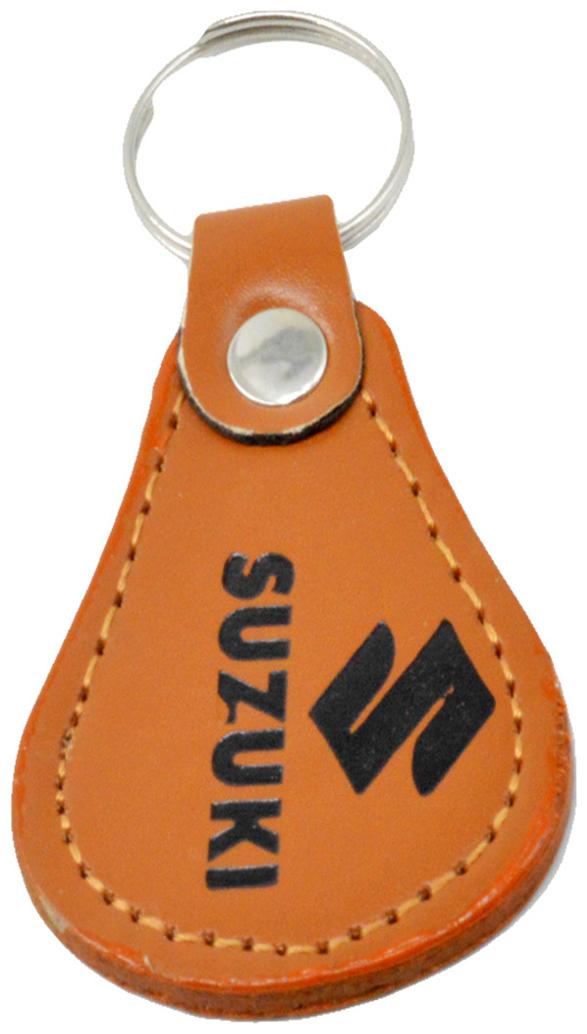 

Genuine Suzuki Brown Leather Key chain