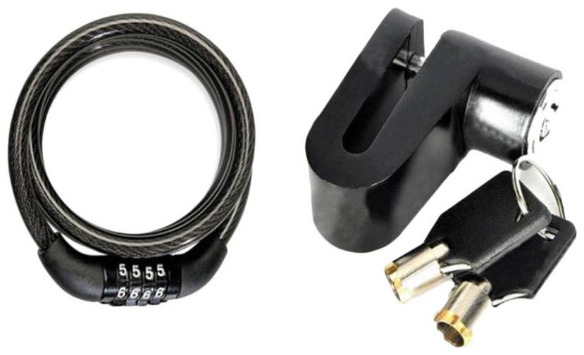 

Gking Bike Disk Break Lock With Number Lock For Bajaj Avenger 220 Cruise