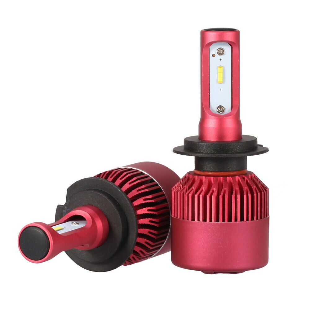

H7 72W Set LED Car Headlight Bulbs - Red (2 PCS)