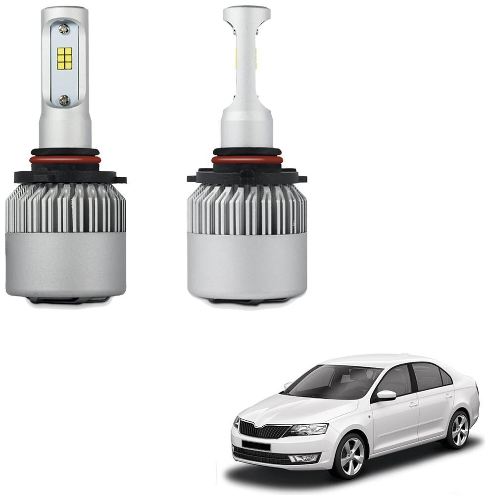 

H7 H1 LED Headlight Combo for Low Beam and High Beam for Skoda Rapid Projector