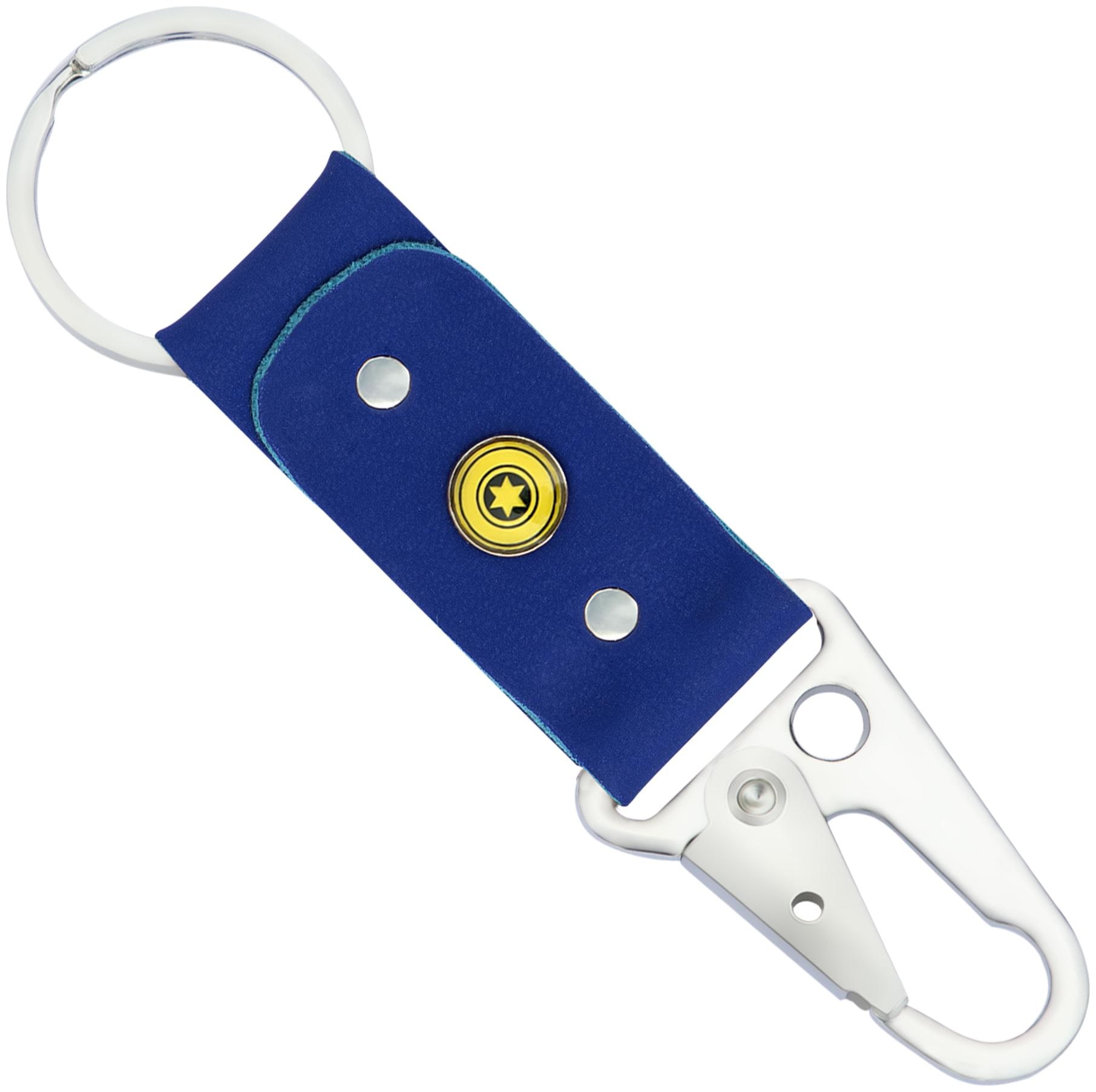 

Handmade Genuine Keychain stainless steel Hardware Belt Clip Key Ring (KR10BL)