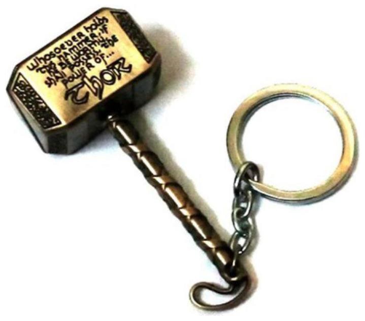 

hardik Cute Funky Metallic Keyring Key Chain for car Bike Man Boys (color as per stock