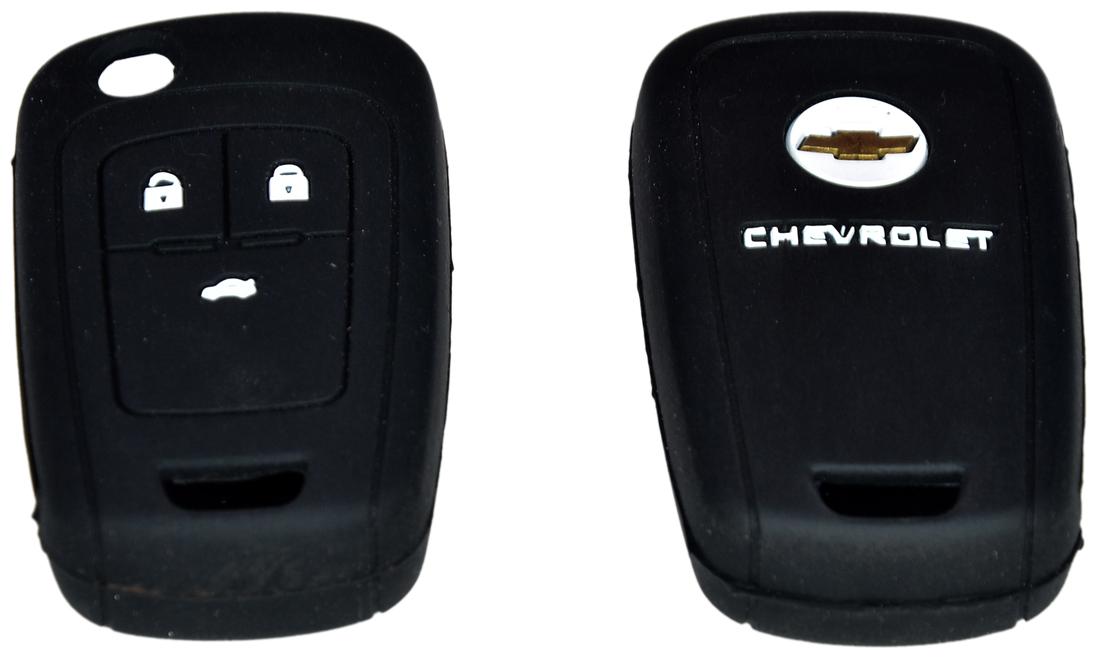 

Harman Silicon Car Remote Key Cover For Chevrolet Cruze - Black