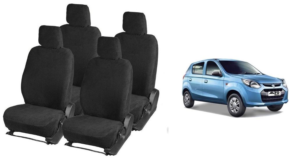 Buy Hi Art Premium Qulaity Black Towel Seat Covers For Maruti Suzuki