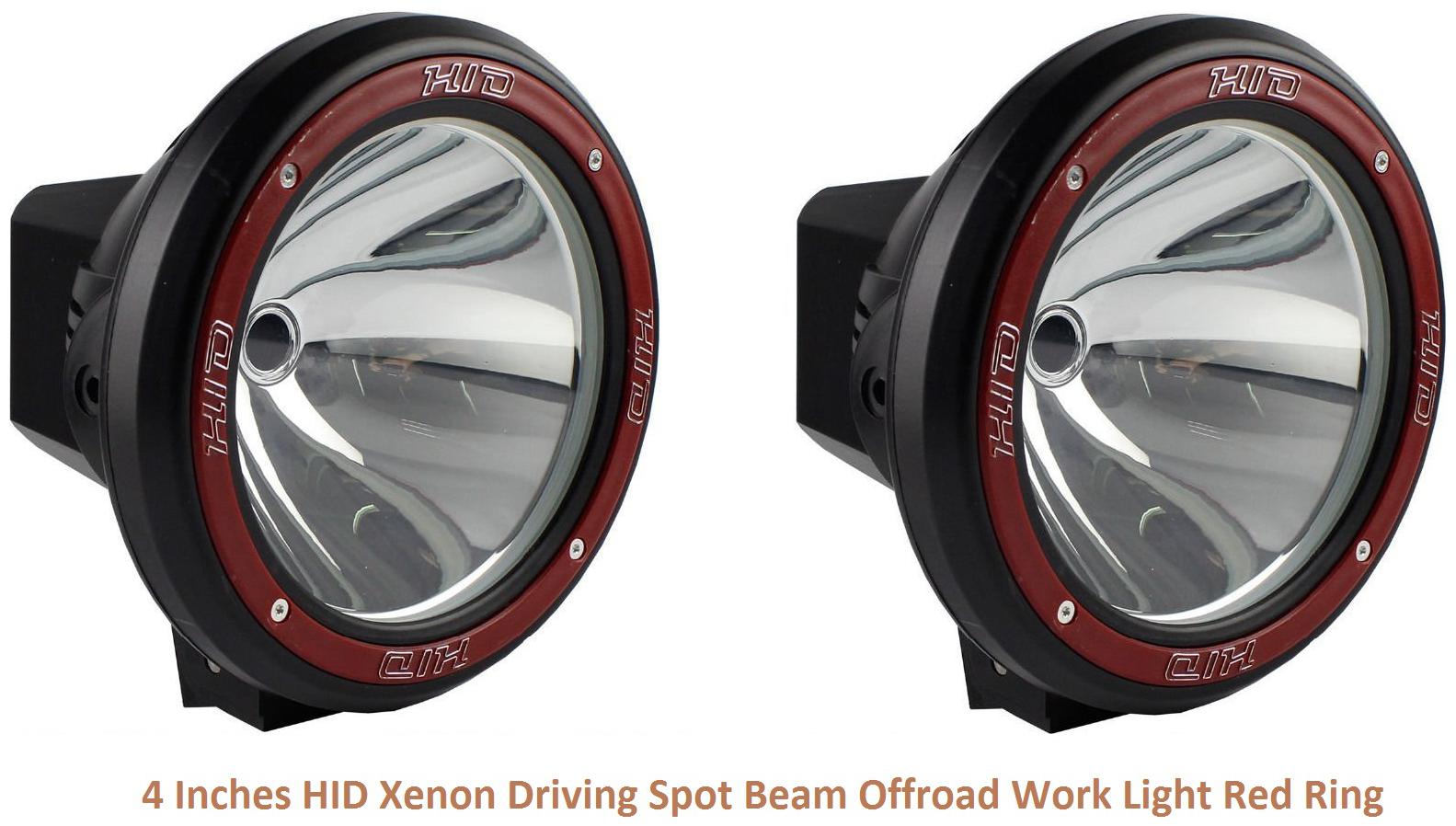 

Hid Xenon Fog Light 4 inch Lamp 1000 Meter Work Light For All Cars And Suv With Yellow Cover Off Road 1Km Range Set Of 2