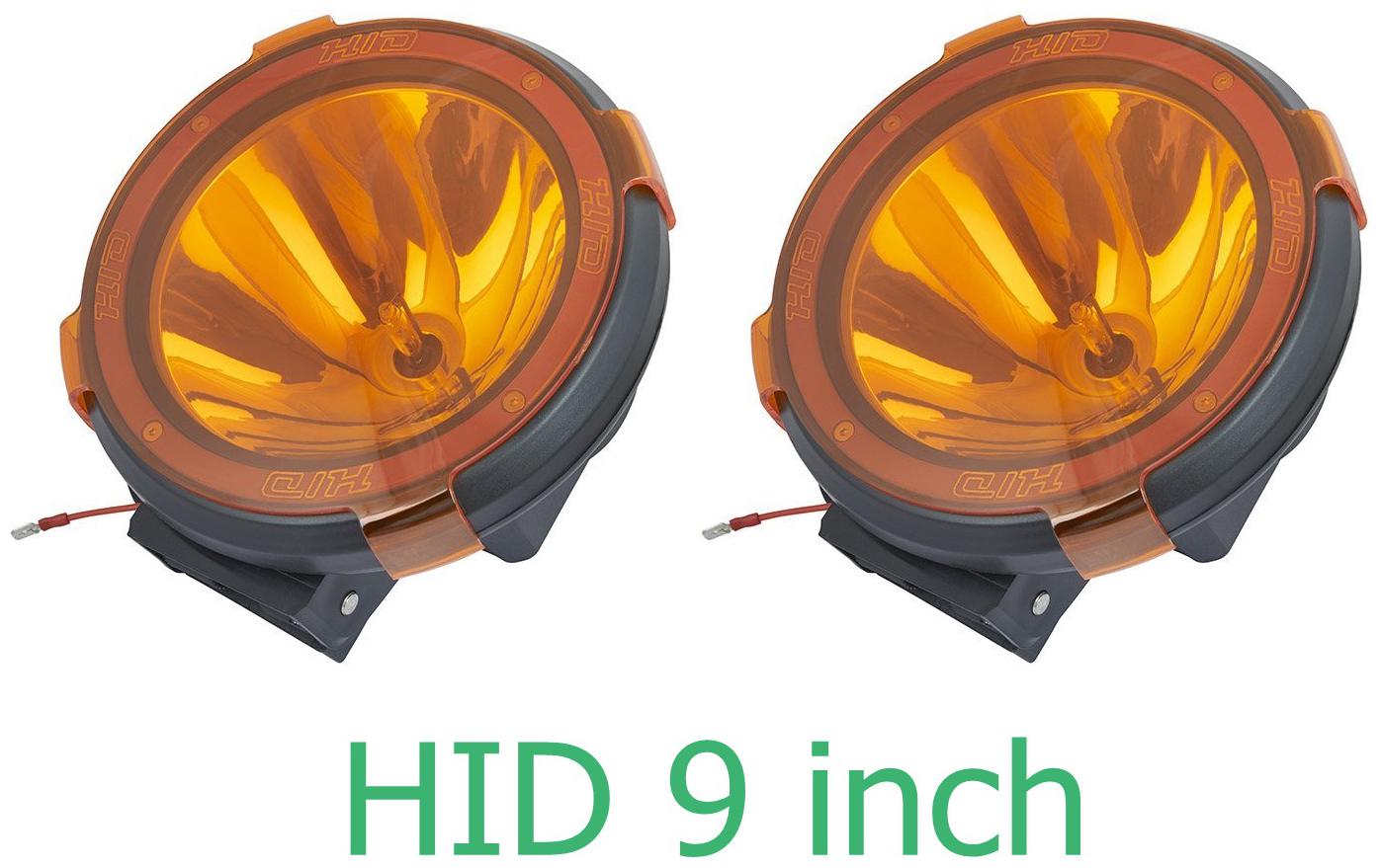

Hid Xenon Fog Light 9 inch Powerful Lamps 1000 Meter Work Light For All Cars And Suv With Yellow Cover Off Road 1Km Range Set Of 2