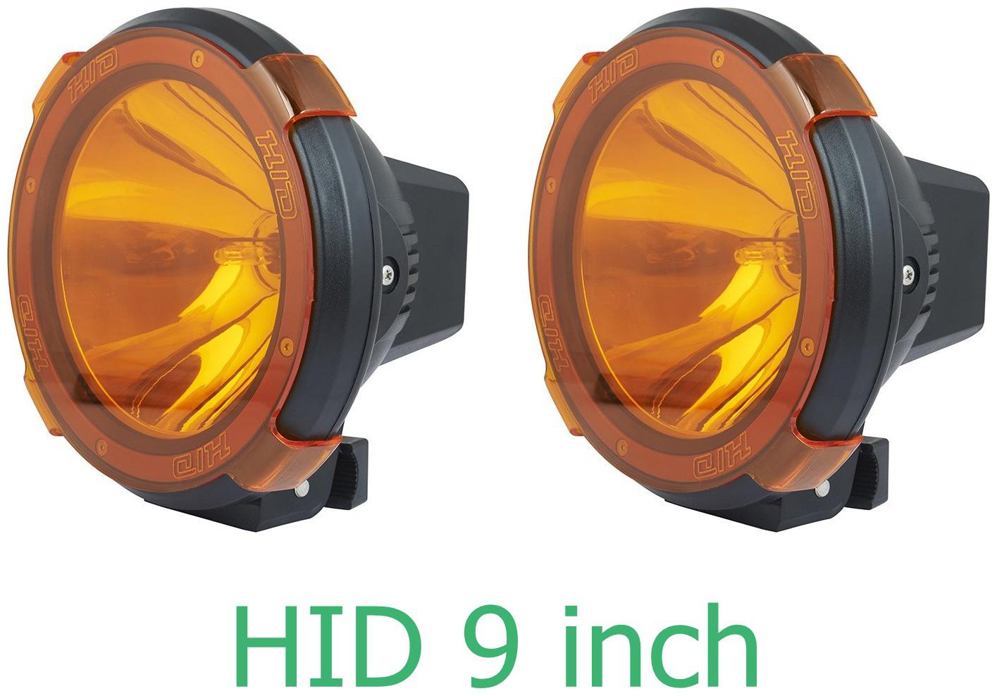 

Hid Xenon Fog Light 9 inch Powerful Lamps 1000 Meter Work Light For All Cars And Suv With Yellow Cover Off Road 1Km Range Set Of 2