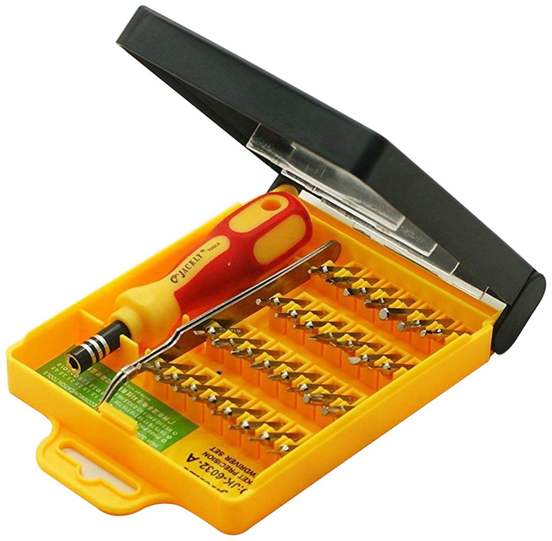 

High Quality Jackly 32 In 1 Interchangeable Precise Screwdriver Tool Set With Magnetic Holder