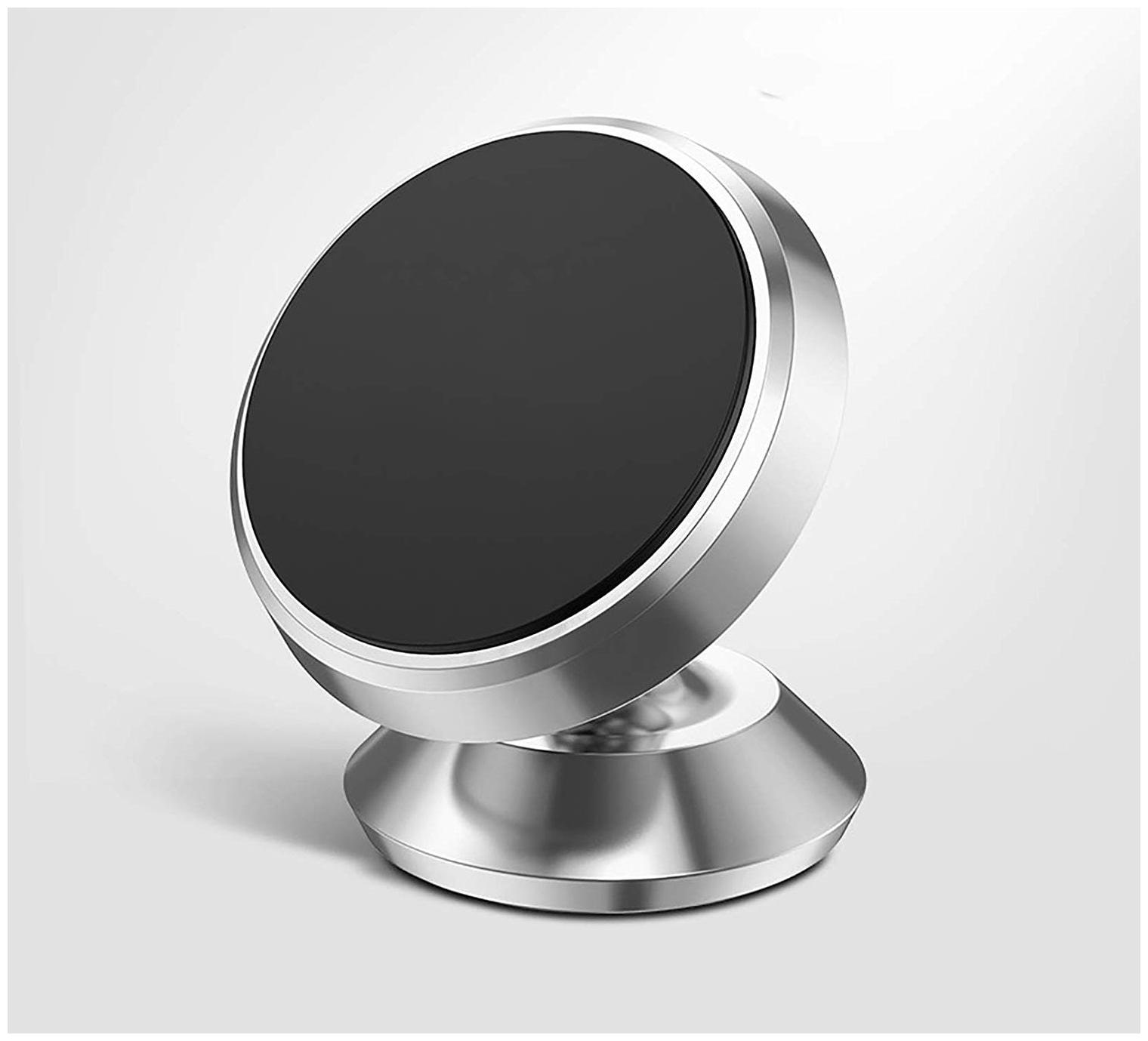 

HIKER Universal Magnetic Mobile Holder with 360 Rotating for all smartphone (SILVER)