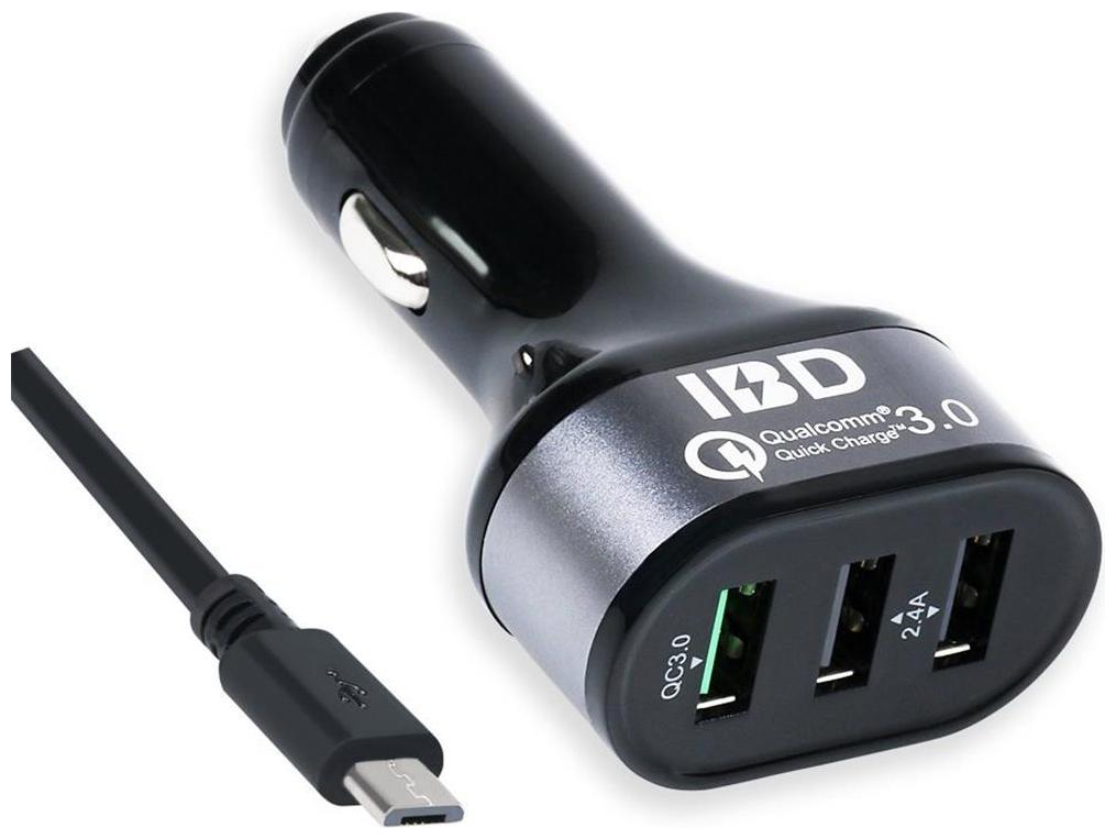 

IBD Qualcomm Certificated Quick Charge 3 0 Car Charger IBD305B-Q3