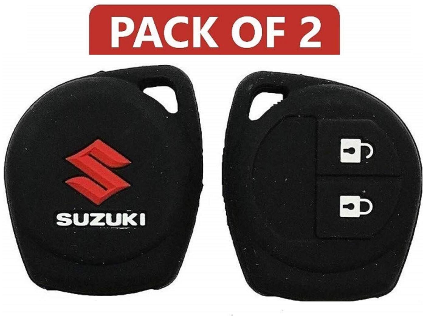 

Immutable Silicone Key Cover For Suzuki 2 Button Remote Key Black (Pack Of 2)