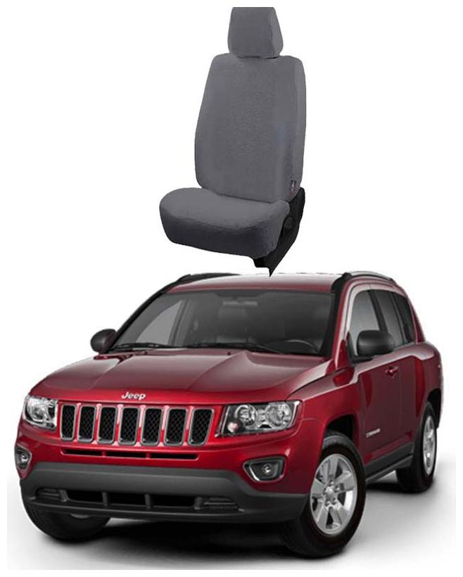 Jeep Compass Towel Seat Cover By Ride Crafters Grey