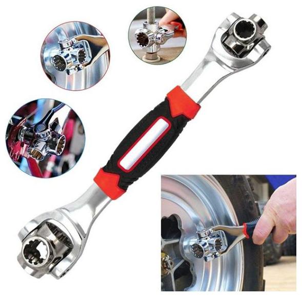 

K Kudos Universal Wrench 48 Tools In One Socket 360-deg Rotating Multi-function Wrench