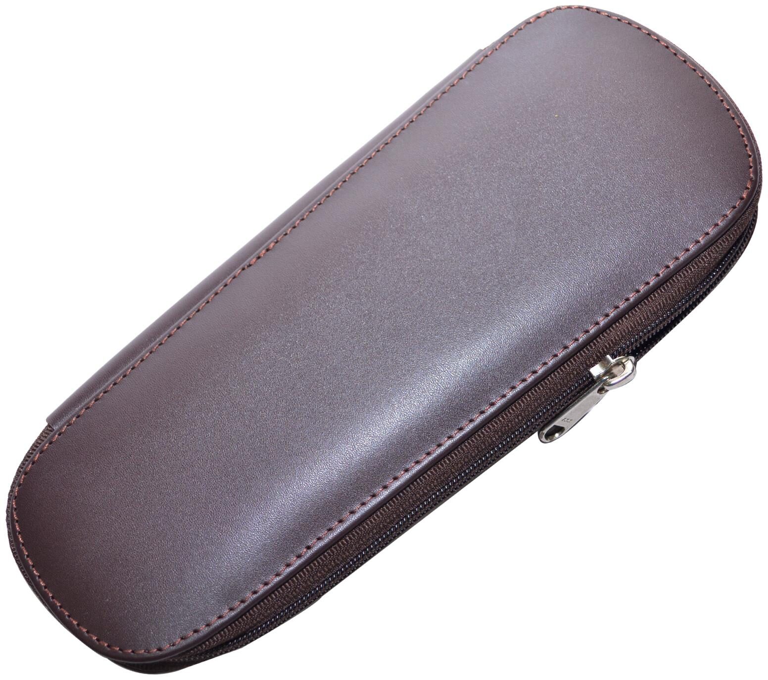 

Knott Brown Leather Multi key pouch with Zip Closure