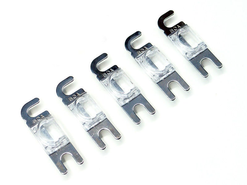 

KnuKonceptz Silver Plated Mini ANL 80A Fuse 5pk MIDI AFS
