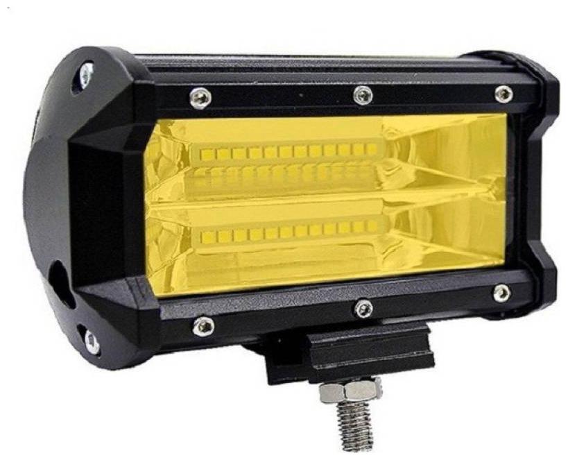 

Led Bar Fog Light Work Light Bar Heavy Duty 24 LED 72 W 5 Inch Spot Beam Off Road Driving LA Yellow