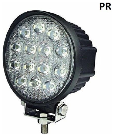 

Led Bar Fog Light Work Light Bar Heavy Duty Bar Light 14 Led Round 42 W (White Light) Off-Roading