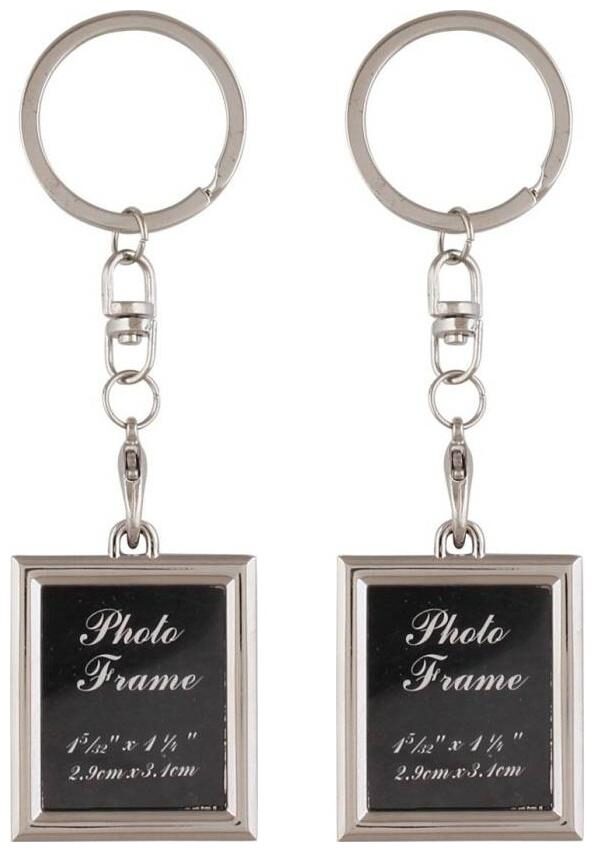 

Mart and Square Shape Blank Metal Key chains Sublimation Key Chain Pack Of 2