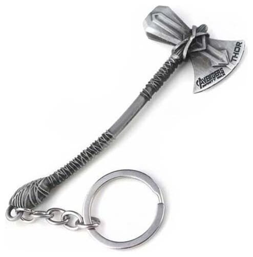 

Marvel Avengers infinity War Thor Stormbreaker Key Chain (SILVER)