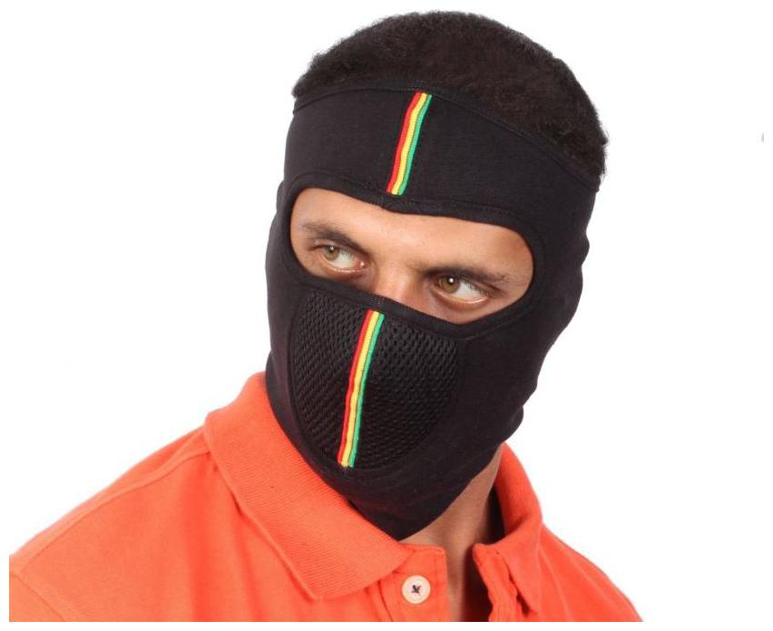

Maskey Unisex Bike Scooty Black Hoisery Washable Face Mask