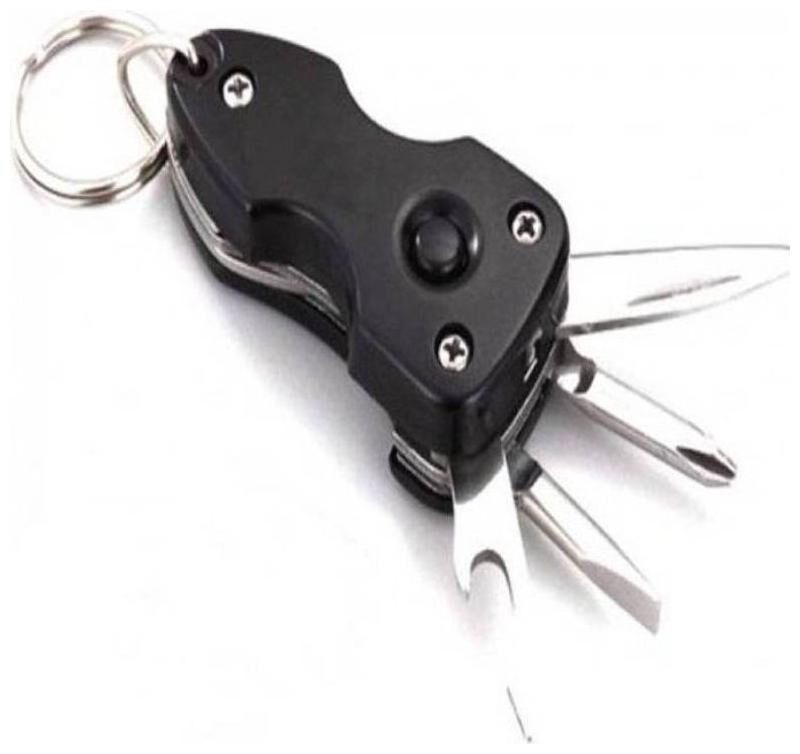 

Meenamart 6 in one military key chain( J27 black )