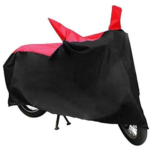 

Mobidezire Bike Two wheeler body cover For Bajaj Discover 100 DTS-i(Red black)