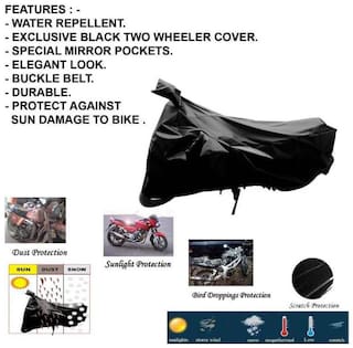 Buy Mobidezire Dust And Mist Resistance Black Bike Body Cover Below To 150 Cc For Honda Super Cub C100 M Ca100 C102 C50 Spots C110m C111 C110d C114 Online At Low Prices In