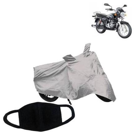 

MOBIDEZIRE SILVER BIKE TWO WHEELER COVER FOR BAJAJ Eeco