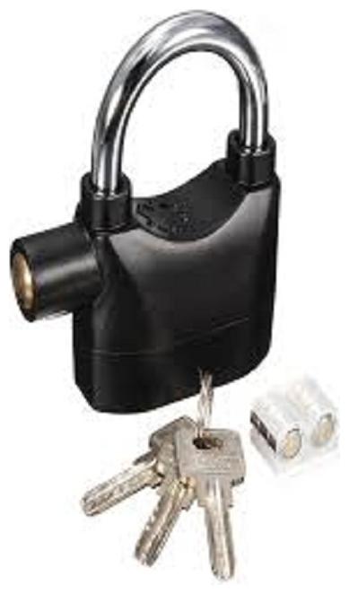 

Motion Sensor Security Padlock Siren Alarm Lock (1Pc) Multi Color