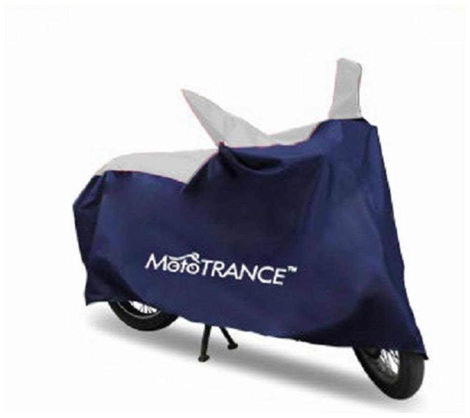 

Mototrance Sporty Blue Bike Body Cover For Bajaj Platina