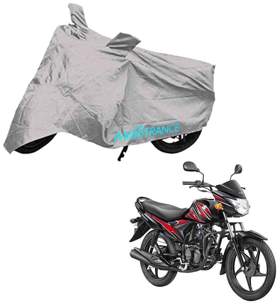 

Mototrance Silver Bike Body Cover For Suzuki Hayate