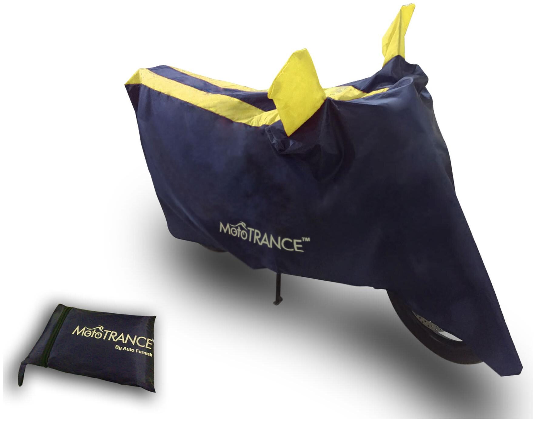 

Mototrance Sporty Arc Blue Yellow Bike Body Cover For Evolet Derby 2019