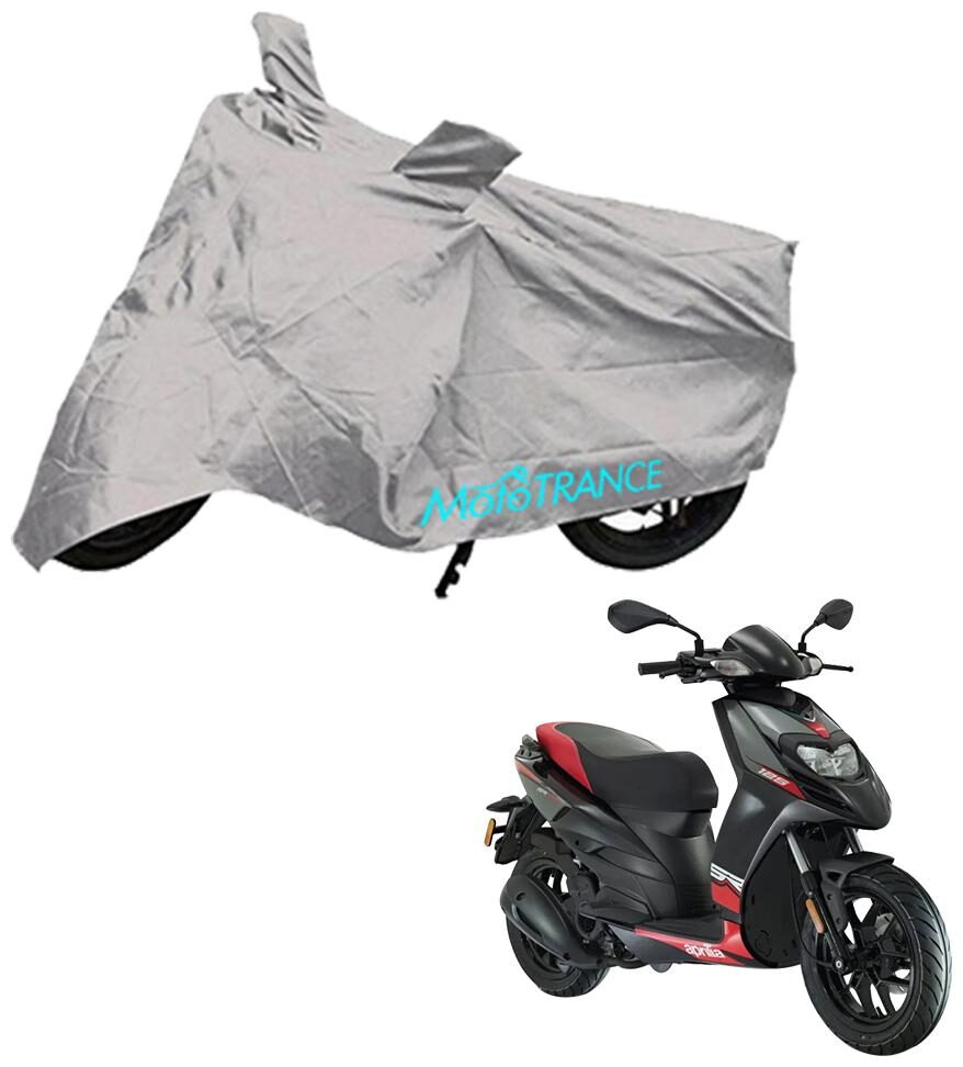

Mototrance Silver Bike Body Cover For Aprilia SR 125