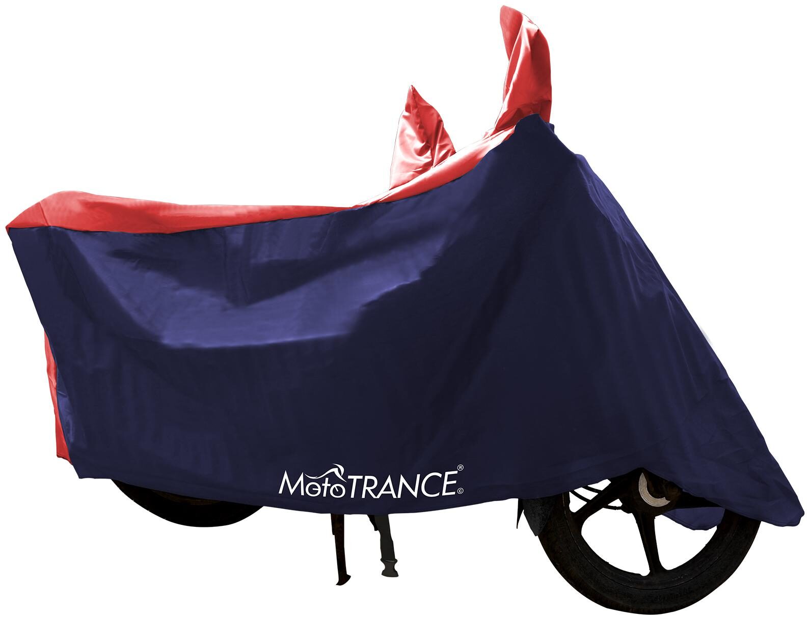 

Mototrance Sporty Red Blue Bike Body Cover For Yamaha Saluto