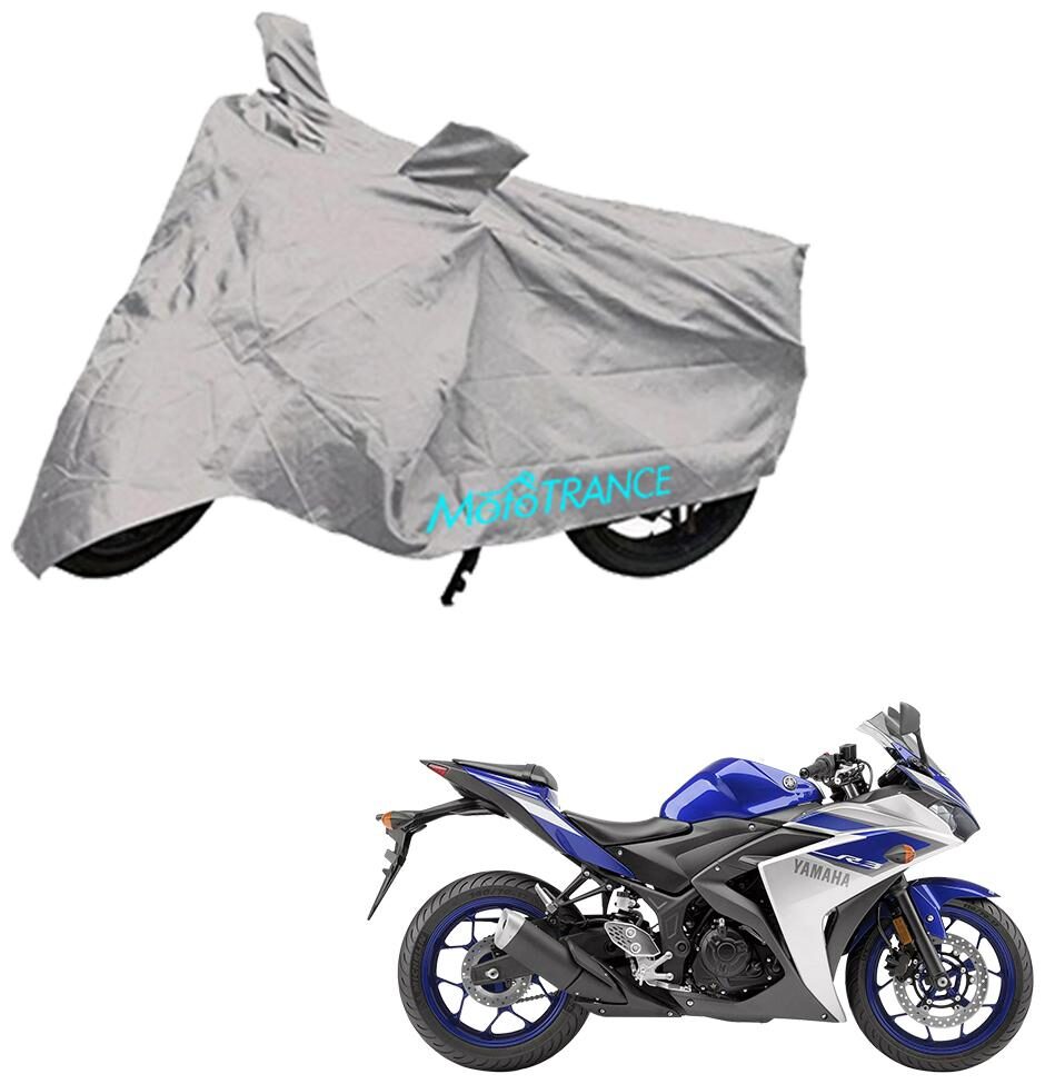 

Mototrance Silver Bike Body Cover For Yamaha YZF R3