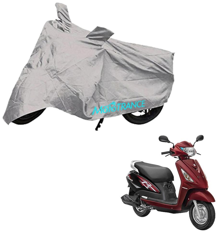 

Mototrance Silver Bike Body Cover For Suzuki Swish 125
