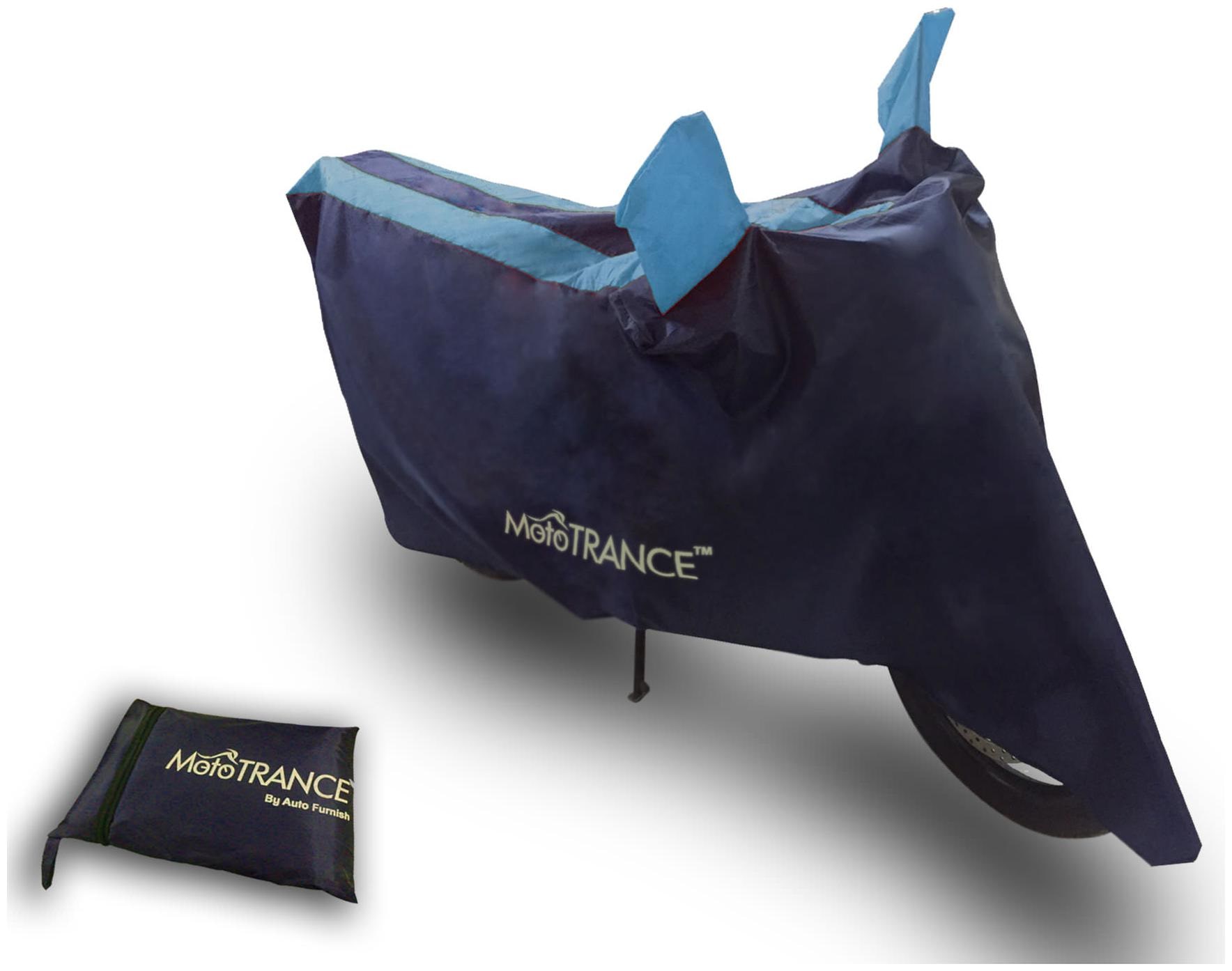 

Mototrance Sporty Arc Blue Aqua Bike Body Cover For Honda X-Blade
