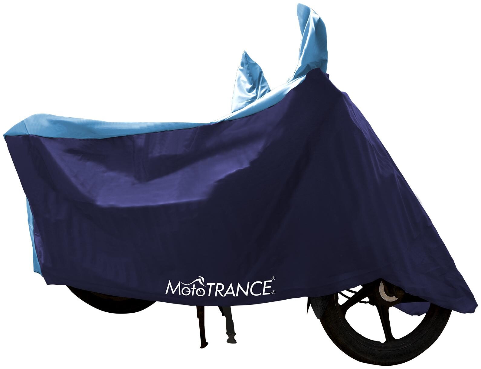 

Mototrance Sporty Aqua Blue Bike Body Cover For Honda NXR 160