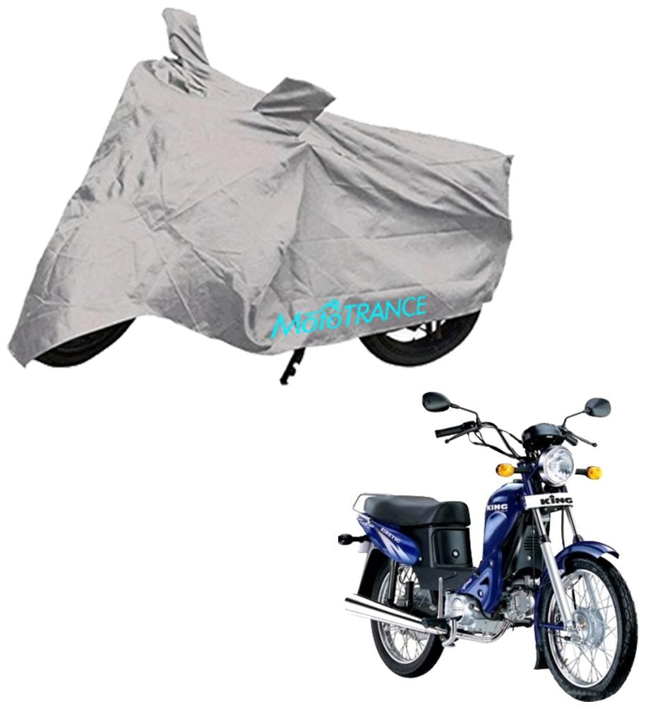 

Mototrance Silver Bike Body Cover For Kinetic Luna