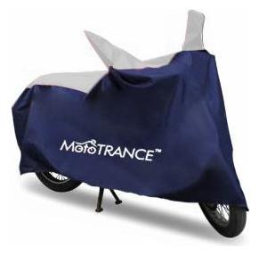 

Mototrance Sporty Arc Blue Sporty Blue Bike Body Cover For Bajaj V15