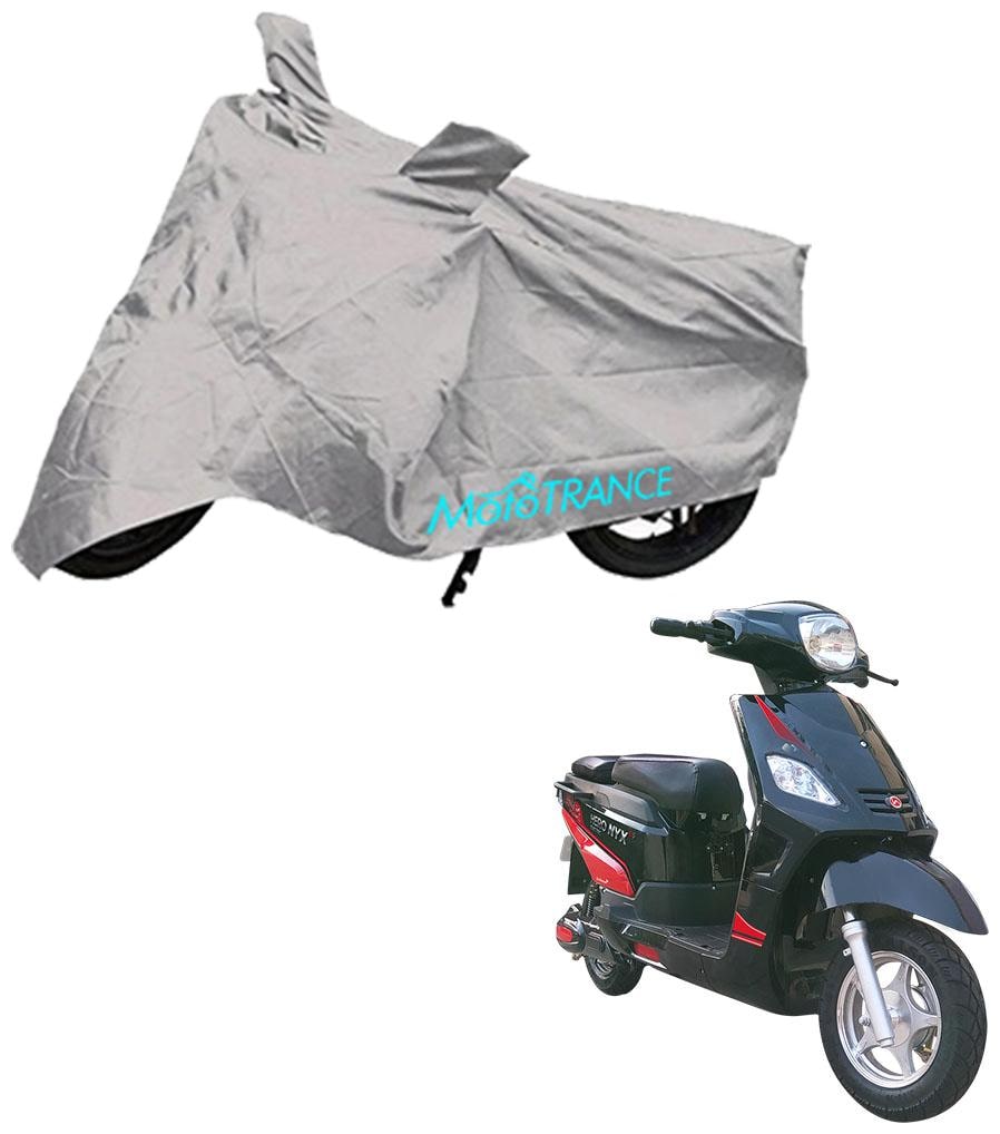 

Mototrance Silver Bike Body Cover For Hero Electric NYX