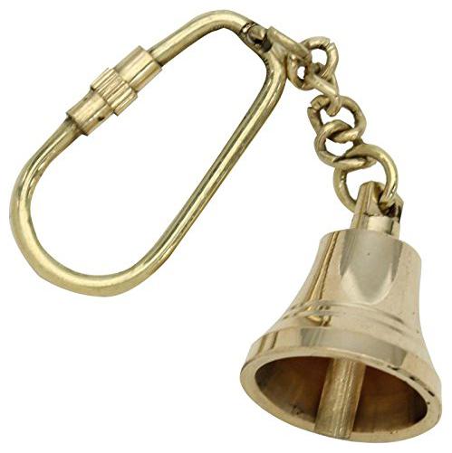 

Nautical Brass bell Keychain