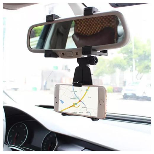 

New Hot Mobile Phone Holder Rearview Mirror Vehicle Mounted Phone Stand Multifunctional Fashion Navigation Support